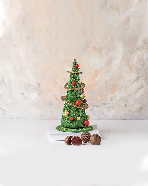 Green Chocolate Christmas Tree by NJD view 4