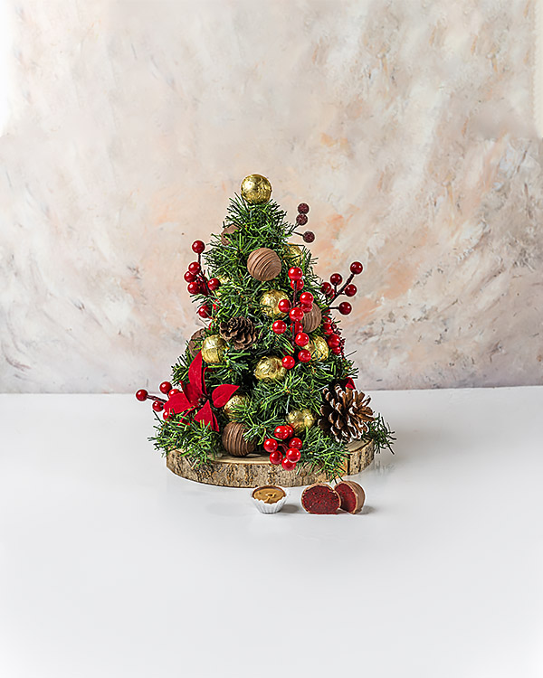Christmas Tree with Edible Ornaments view 5