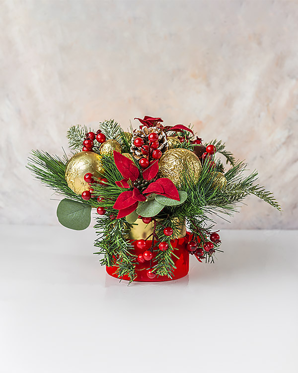 Christmas Hamper Arrangement by NJD view 1