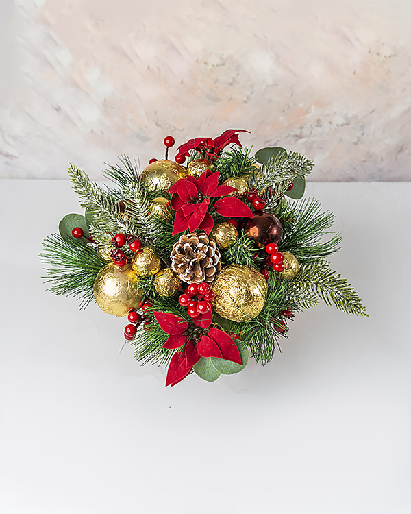 Christmas Hamper Arrangement by NJD view 4