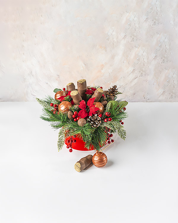 Christmas Hamper Arrangement With Mallows by NJD view 5