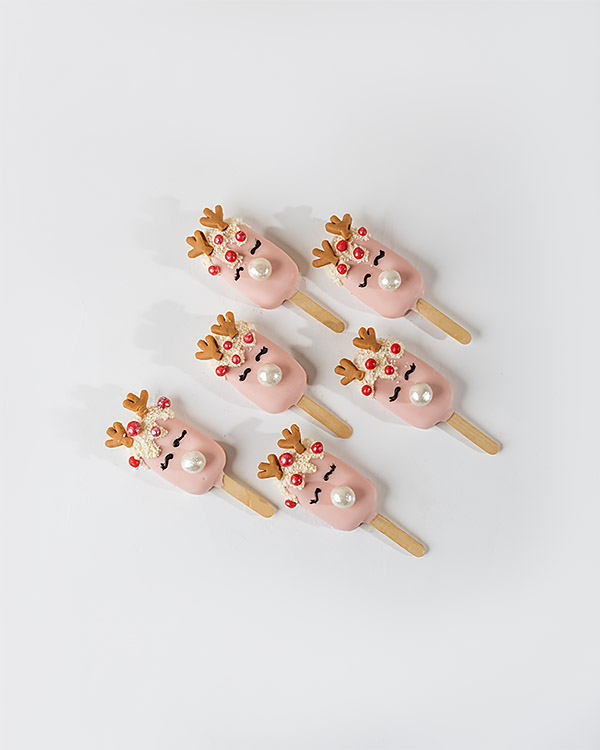 Pretty Reindeer Cakesicles by NJD view 5