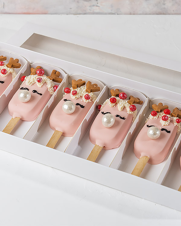 Pretty Reindeer Cakesicles by NJD view 6