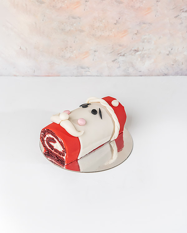 Red Velvet Log Cake by NJD view 1