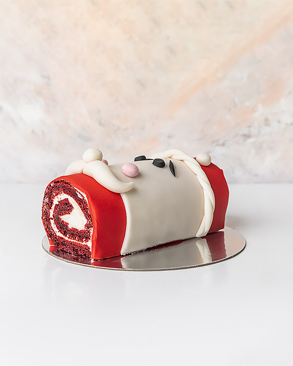 Red Velvet Log Cake by NJD view 4