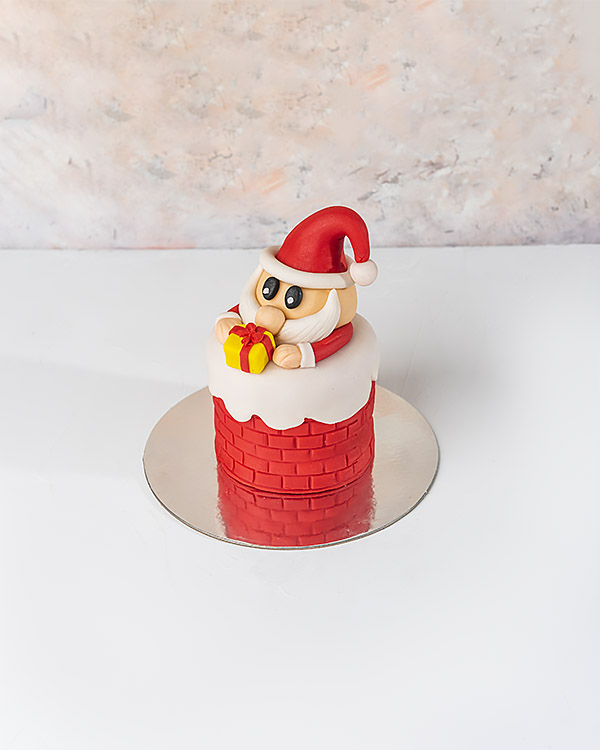 Santa in Chimney Cake by NJD view 1