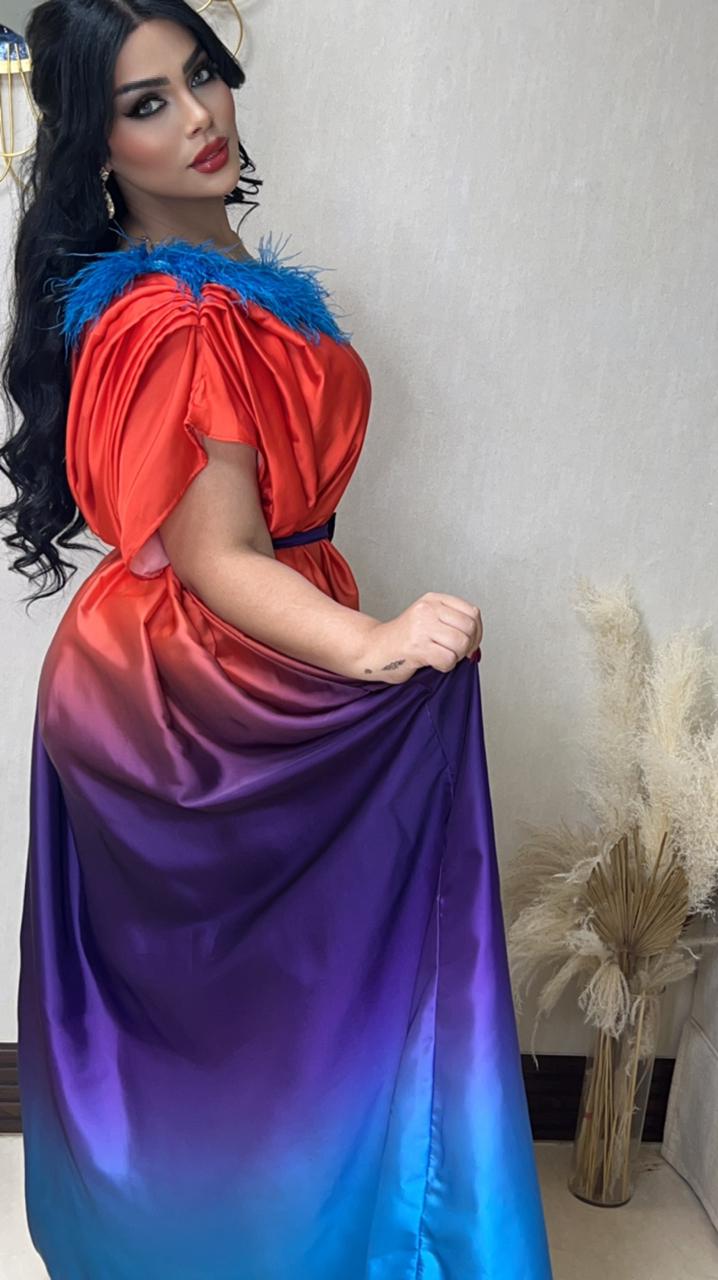 Satin dress view 6