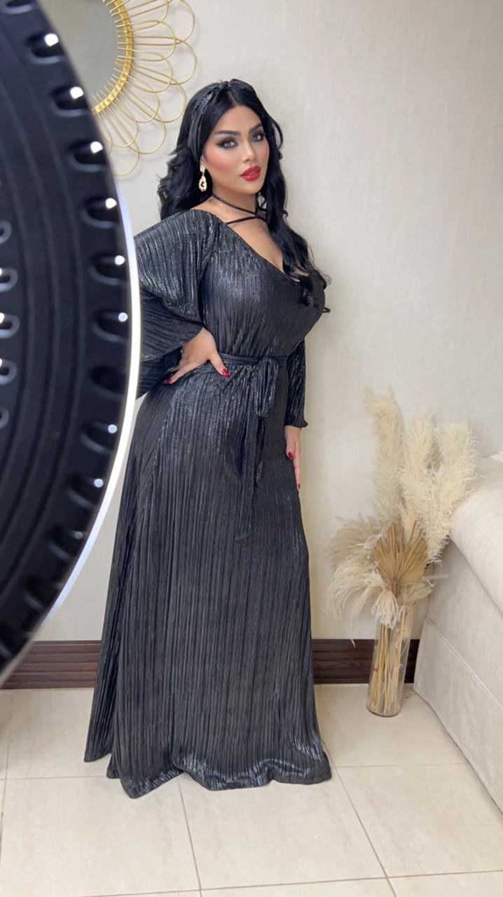 Pleated dress view 1