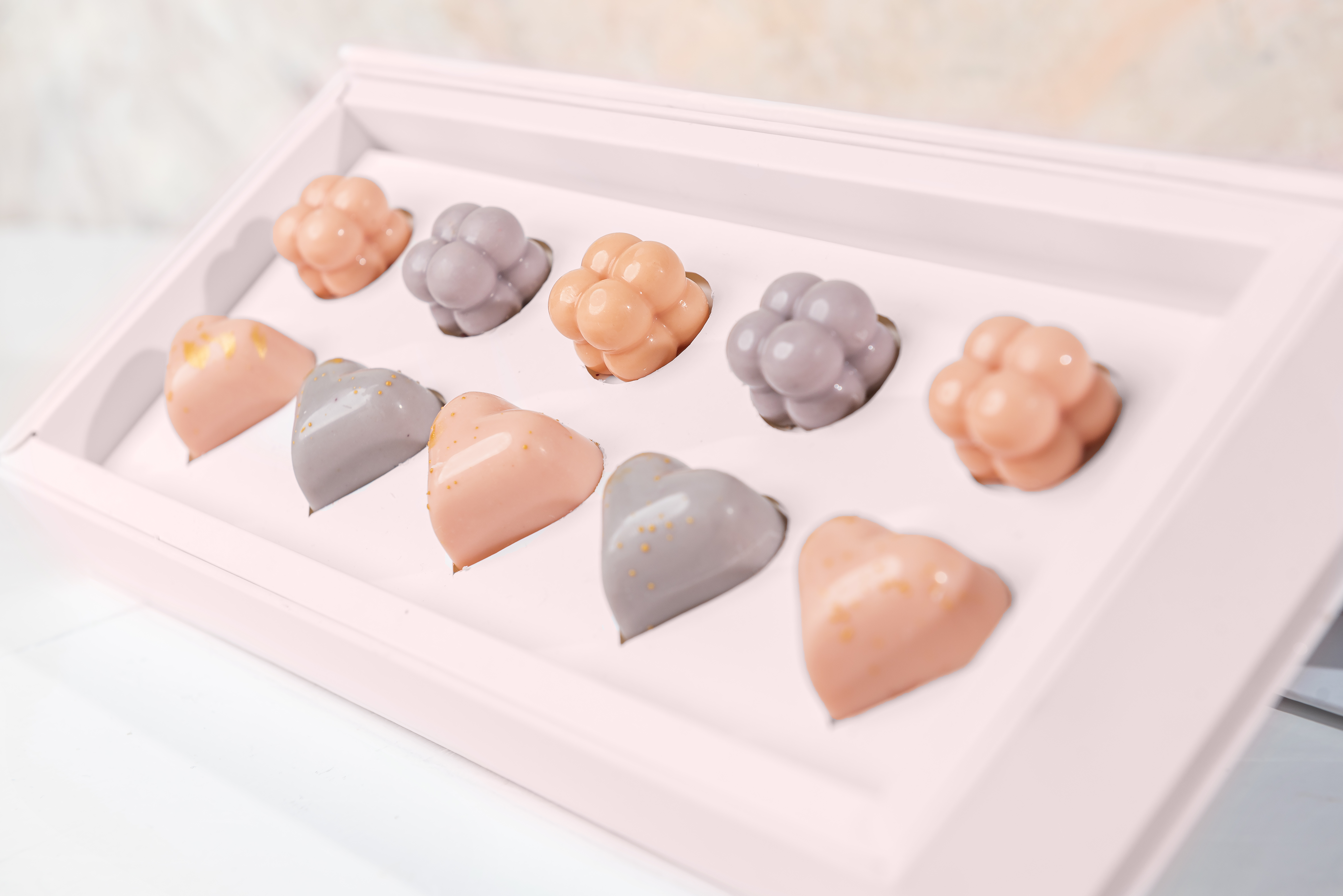 Hearts and Designer Chocolates Small Pack by NJD view 1