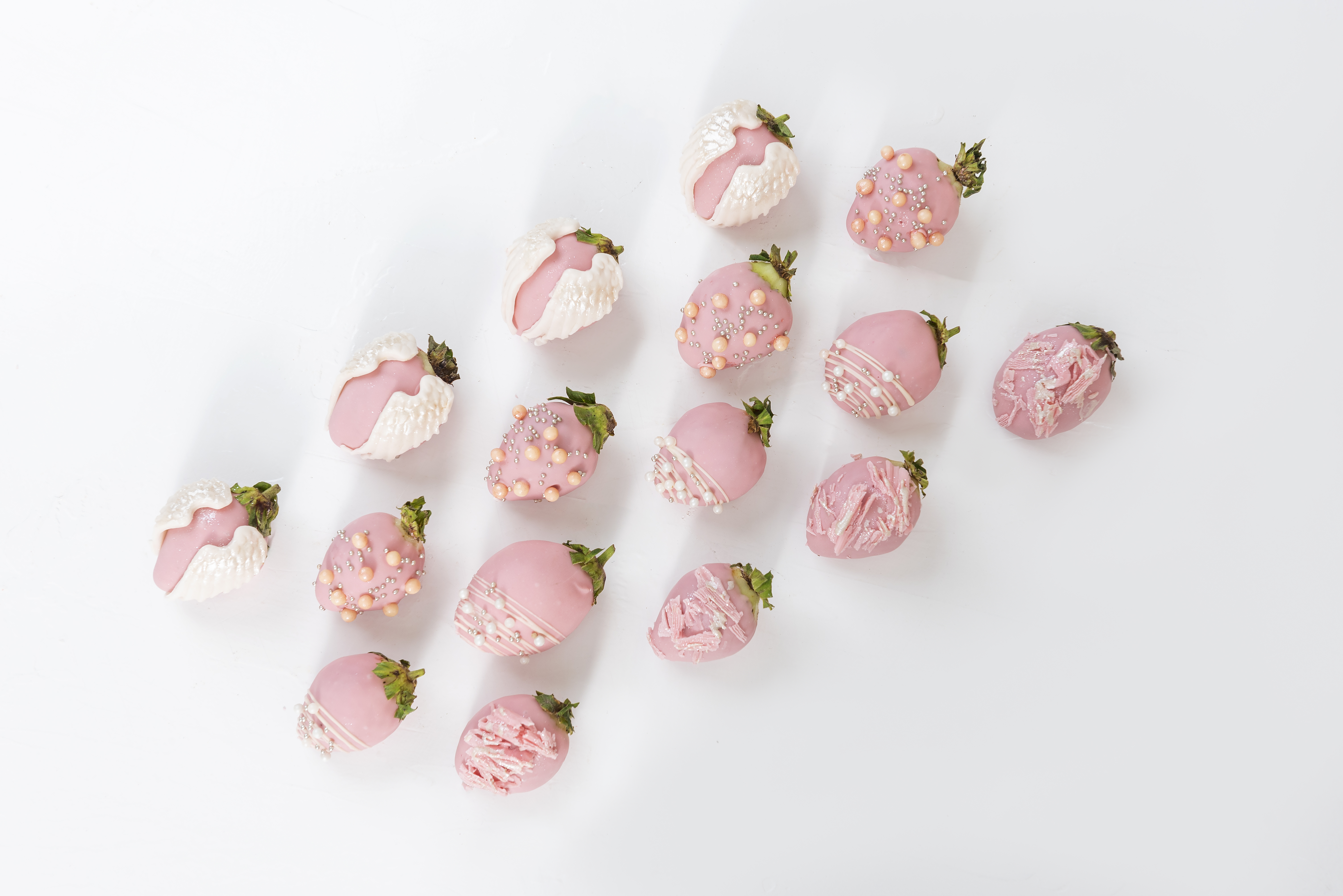Ruby Chocolate Strawberries with Wings by NJD view 1