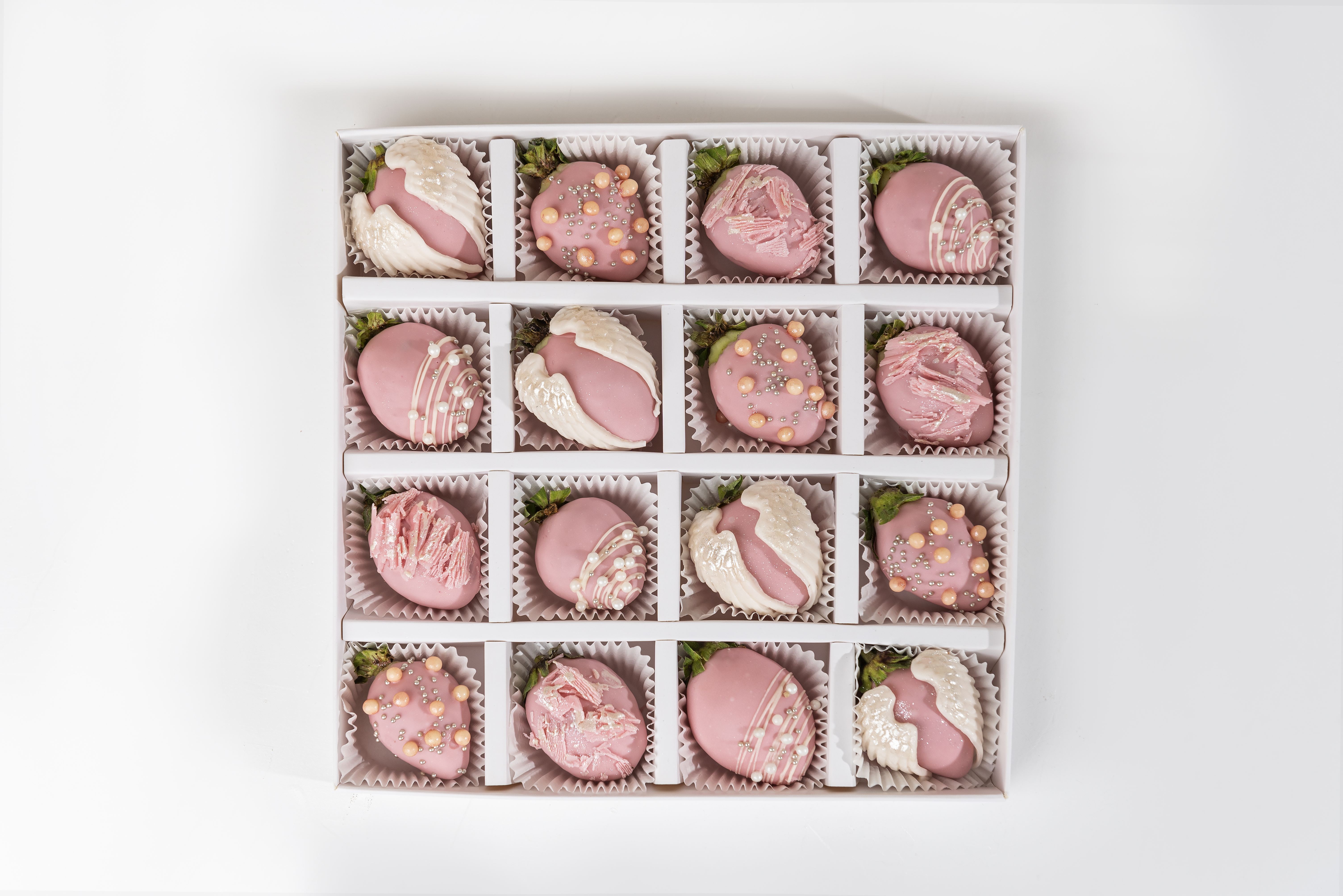Ruby Chocolate Strawberries with Wings by NJD view 4