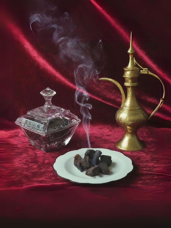 Laboratory & incense& Date Halwa - Date Halwa saffron view 1