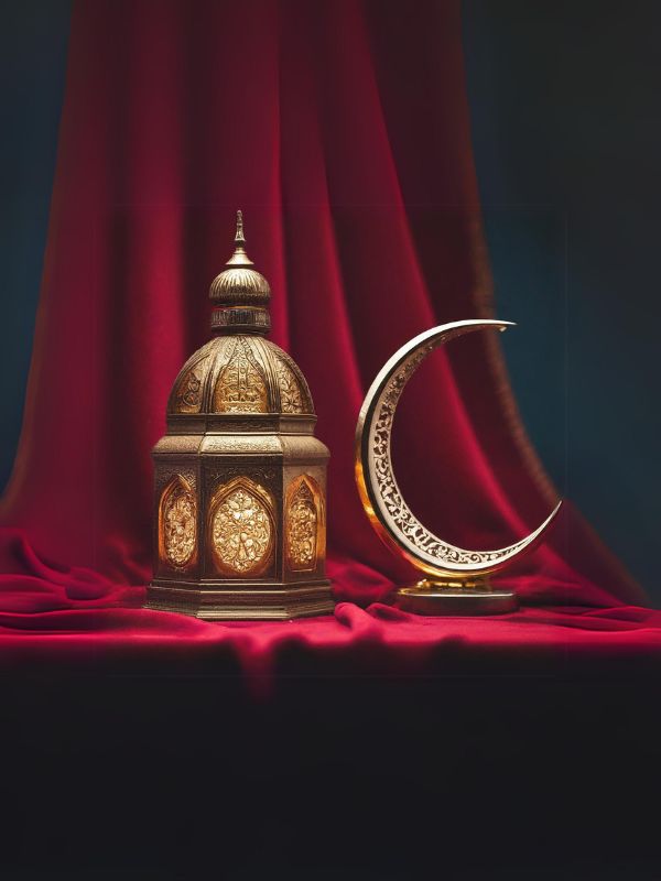 Ramadan lantern& Crescent of Ramadan view 1