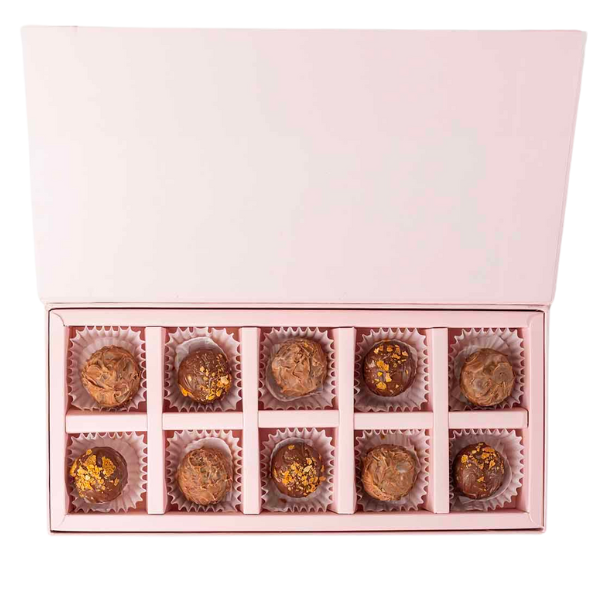 10 Assorted Milk Chocolate Truffles  by NJD view 1