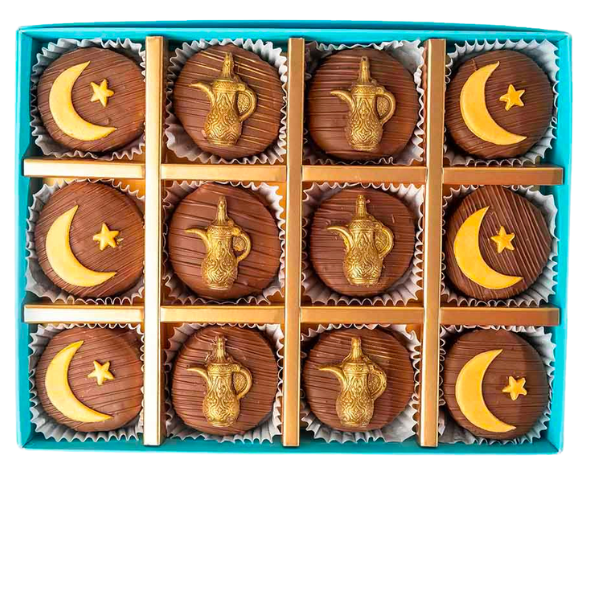 Ramadan Theme Chocolate covered Cake bites  by NJD view 1
