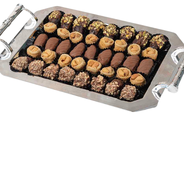 Dates and Baklawa Platter by NJD view 1