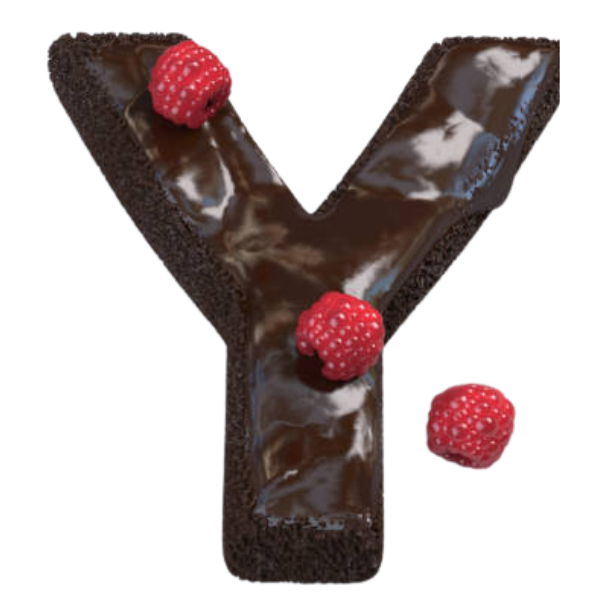 uae-gifts-Letter Y Shaped Cake