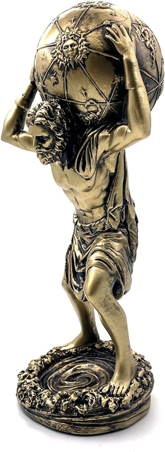 Atlas Statue a Greek Titan view 5