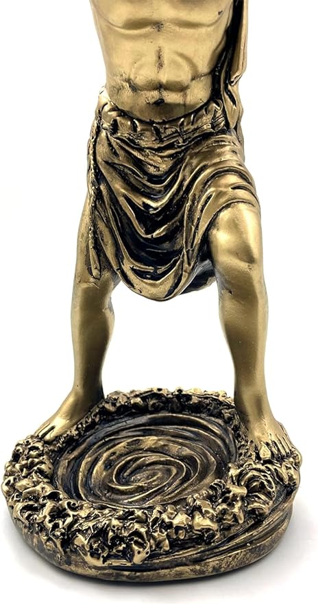 Atlas Statue a Greek Titan view 8