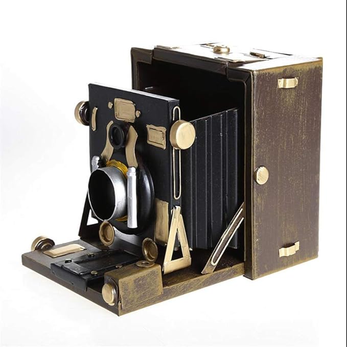 GiftsMetal Crafts Antique Camera Model Retro Old Home Decorations Restaurant view 1