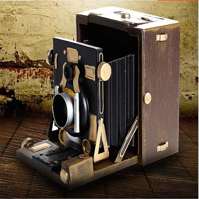GiftsMetal Crafts Antique Camera Model Retro Old Home Decorations Restaurant view 6