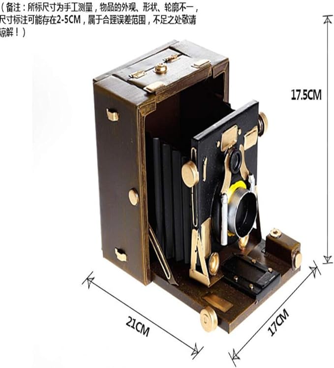 GiftsMetal Crafts Antique Camera Model Retro Old Home Decorations Restaurant view 7
