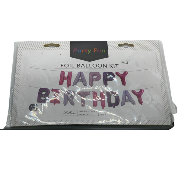 Girl's birthday balloon view 4