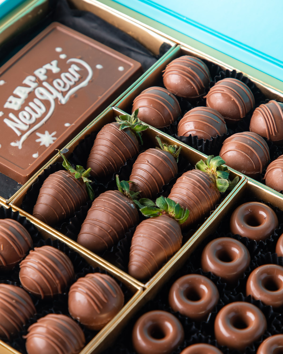 Chocolates and Strawberries New Year Greetings by NJD view 4