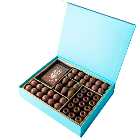 Chocolates and Strawberries New Year Greetings by NJD view 5