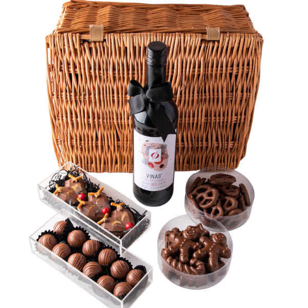 0% Organic Merlot and Chocolate Hamper by NJD view 5