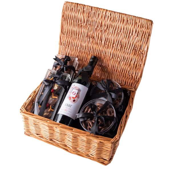0% Organic Merlot and Chocolate Hamper by NJD view 4