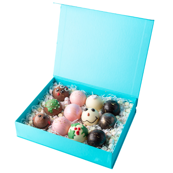 Christmas Hot Chocolate bombs view 1