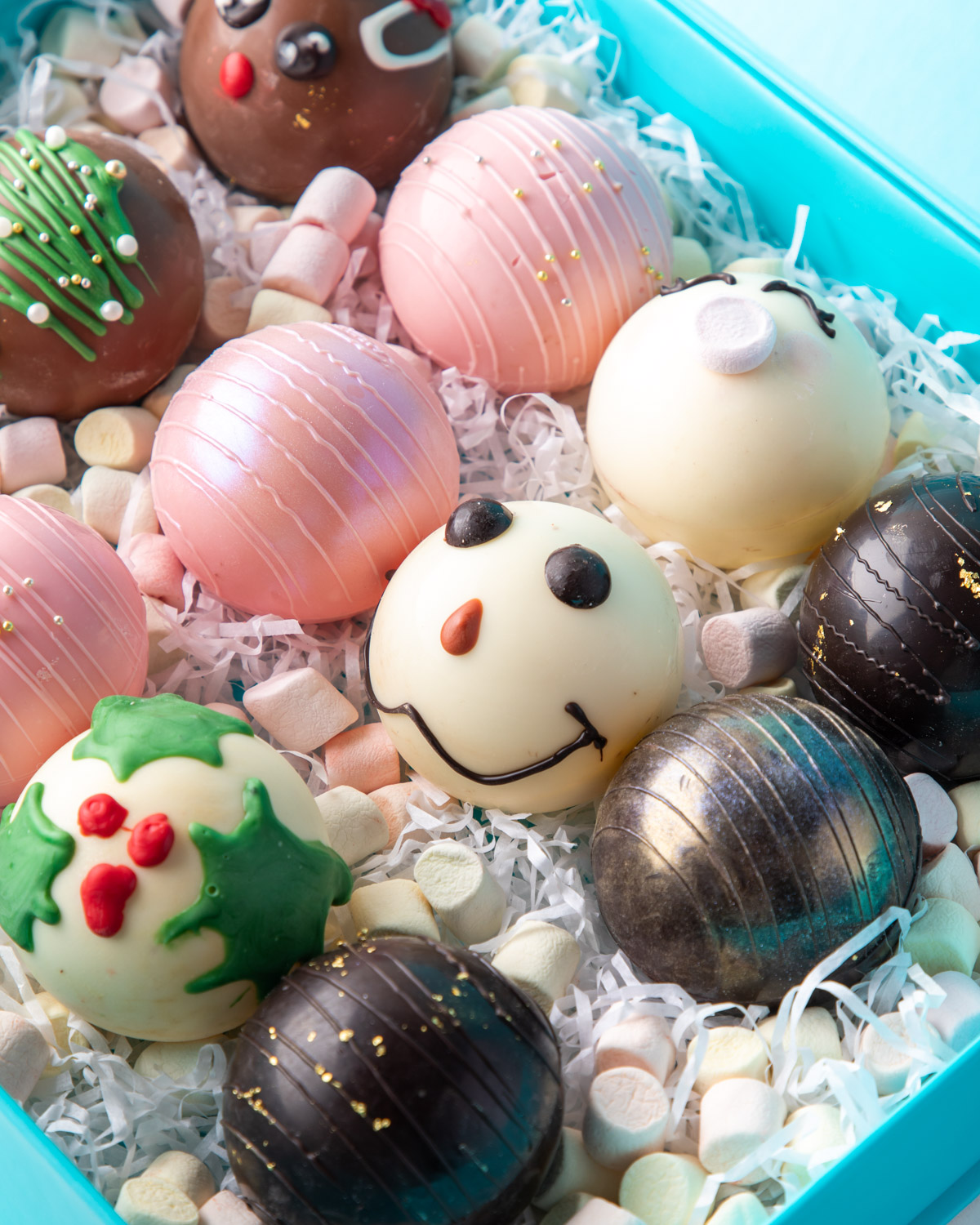 Christmas Hot Chocolate bombs view 4