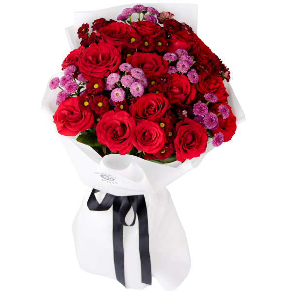 Rose Delight with Cake view 4