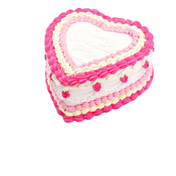 Pink Rose Bouquet with Purple Wrap and Cake view 5