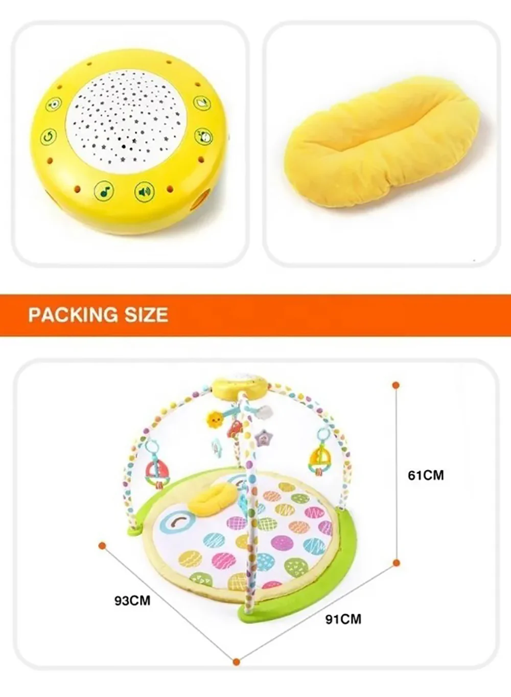 Goodway Baby Play Mat Activity Play Gym for 3+ Months view 5