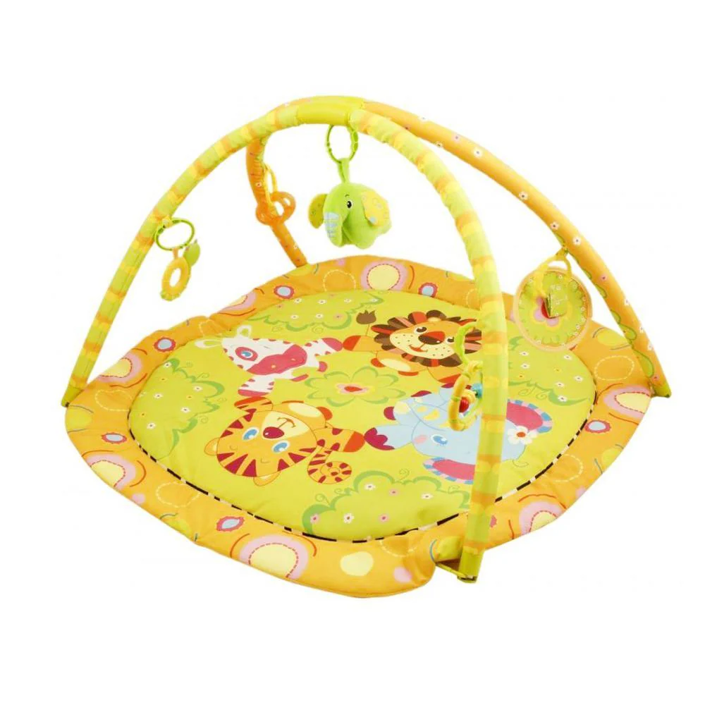 Mastela Baby Play Mat Activity Gym for Infant to Toddler Playmat -Yellow view 1