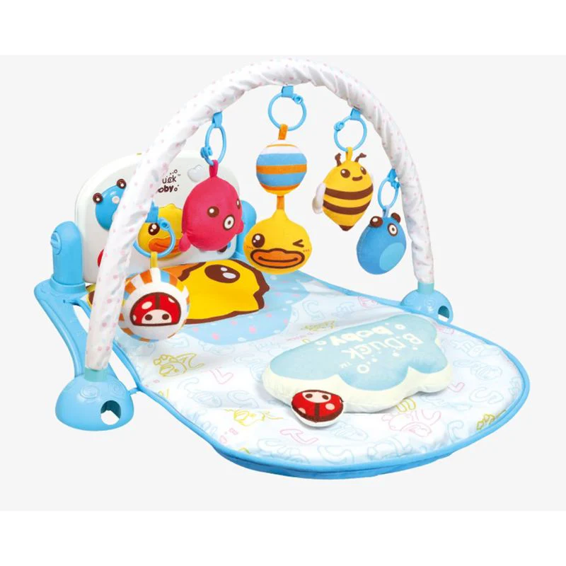 Little Angel Baby Playmat with Pillow and Music - Blue view 1