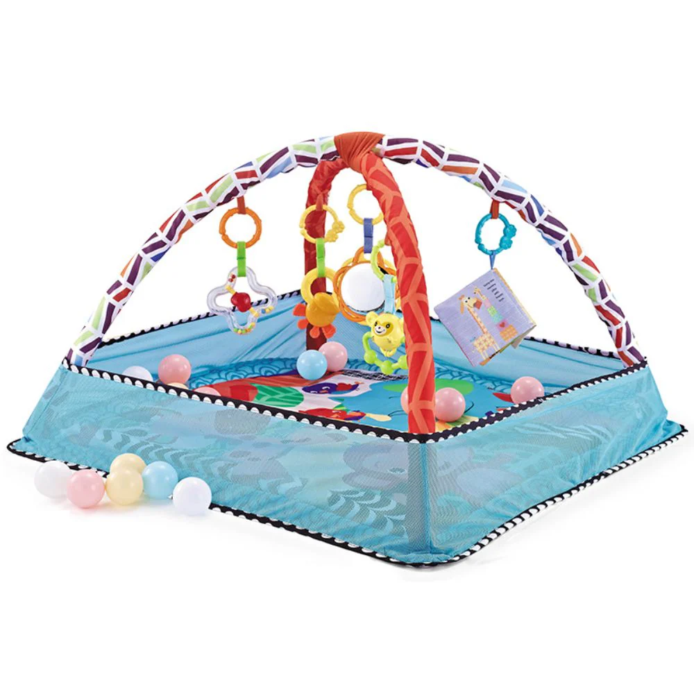Little Angel Baby Playmat Activity Gym - Blue view 1