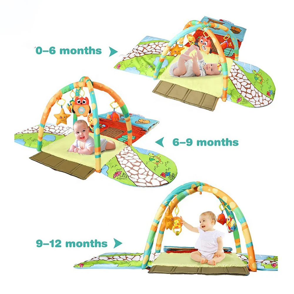 Little Angel Baby Playmat Activity Play Gym - Multicolor view 4
