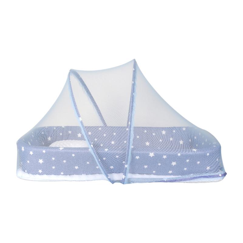 Little Angel Baby Bed with Comfy Paddings - Blue view 1