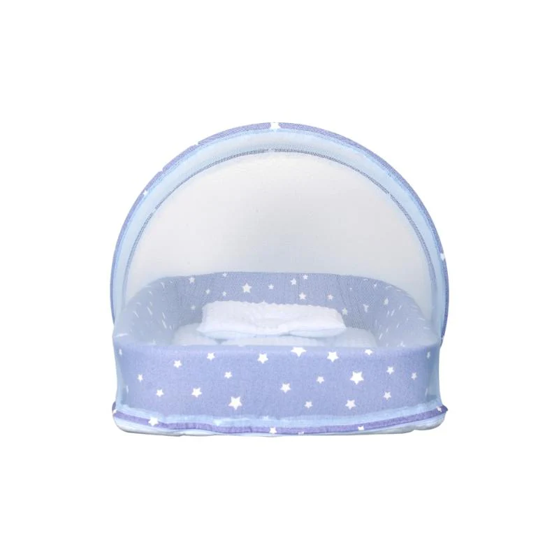 Little Angel Baby Bed with Comfy Paddings - Blue view 5