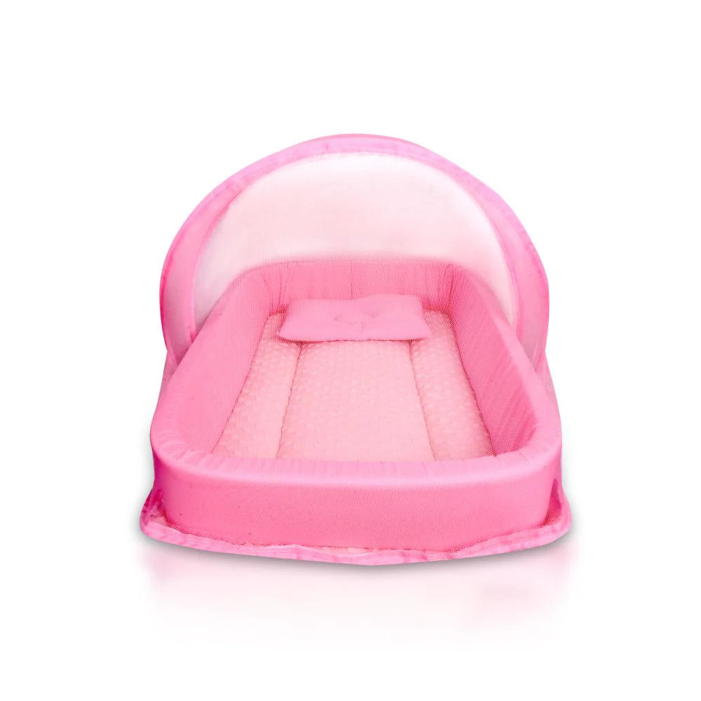 Little Angel Baby Bed with Comfy Padding Bassinet - Pink view 4