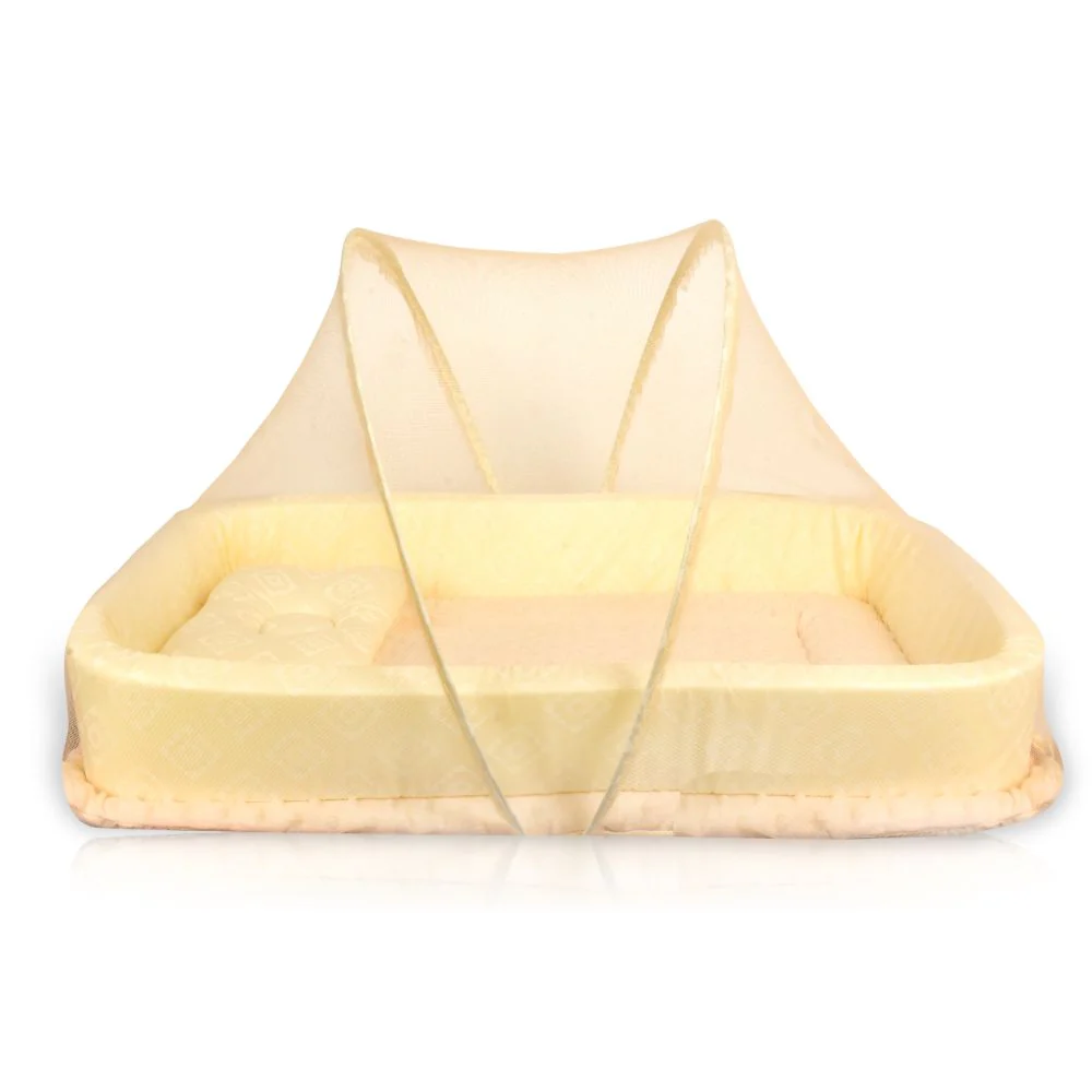 Little Angel Baby Bed with Comfy Padding Bassinet - Cream view 1