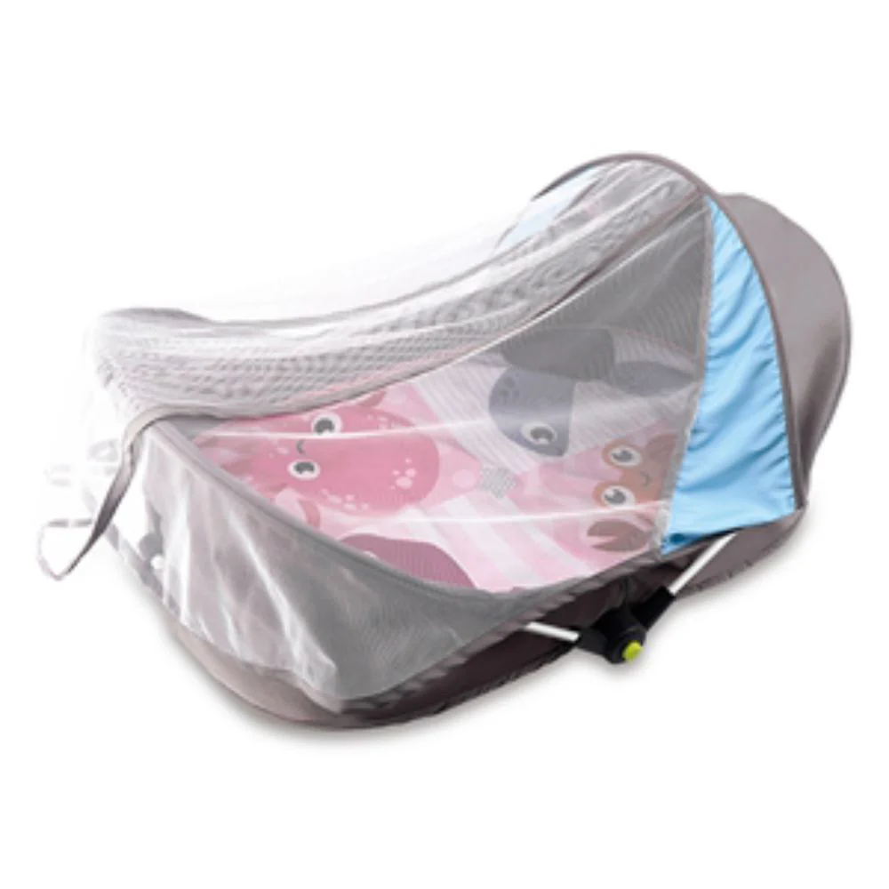 Yaya Duck Babylove Baby Bassinet Portable Folding Basket - Pink view 1
