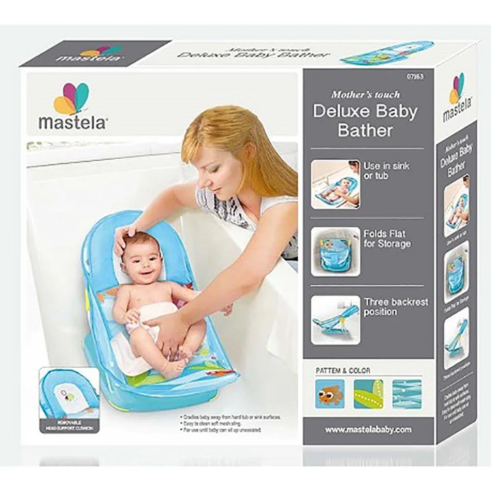 Mastela Baby Bath Seat and Chair for Newborn to Infant 6 to 18 Month - Geen view 4