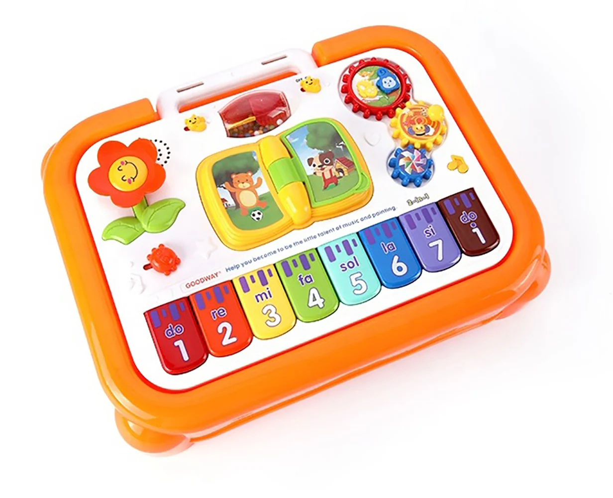 Goodway - Kids Toys Educational Drawing Table for 3+ Years - OrangeYellow view 7