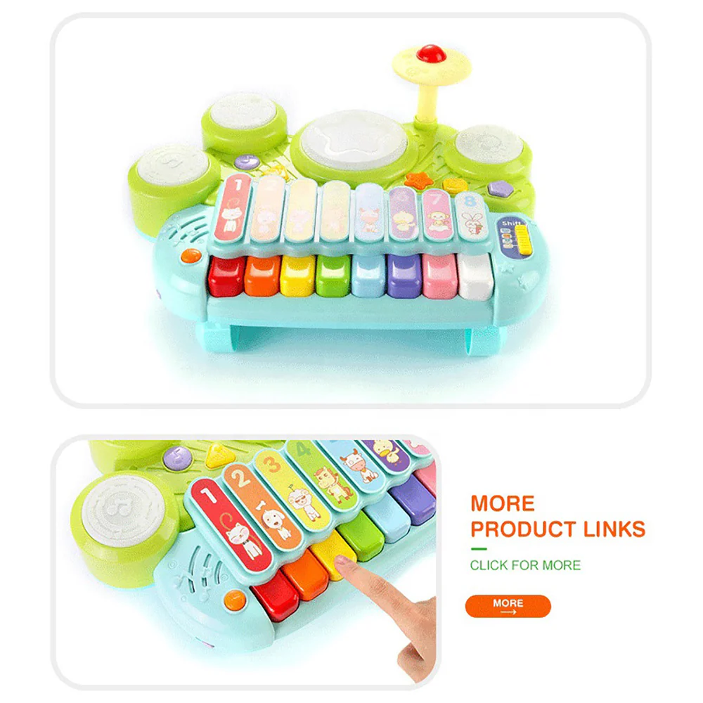 Goodway - Baby Toys Musical Piano & Drum for 2+ Years view 4