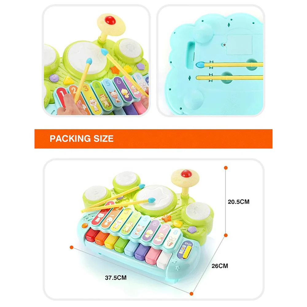 Goodway - Baby Toys Musical Piano & Drum for 2+ Years view 5