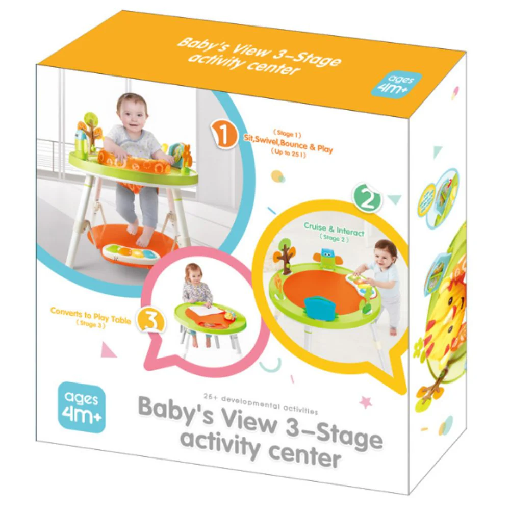 Yaya Duck Babylove Baby 3-Stage Activity Center - Green view 7